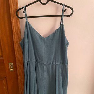 Gap XL Denim Sleeveless Dress